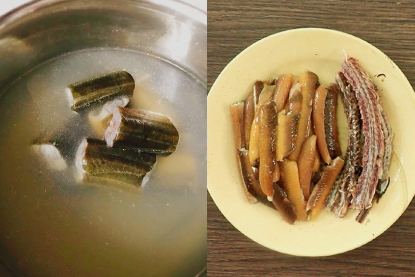 Hướng dẫn mẹ cách nấu cháo lươn mướp cho bé