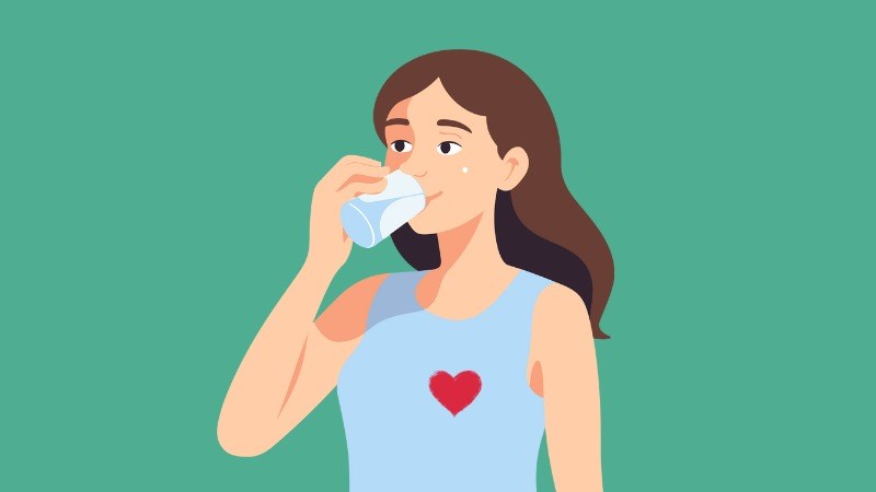 Uống đủ nước có thể giúp giảm nhịp tim trong tình trạng cơ thể thiếu nước