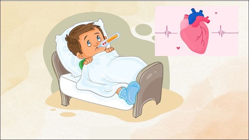 Dùng thuốc hạ sốt để làm giảm tình trạng tim đập nhanh do sốt