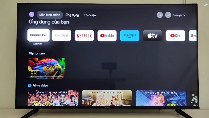 Bạn có thể cân nhắc mua Google Tivi Xiaomi A Pro 4K 65 inch L65M8-A2SEA để tải Netflix ngay trên kho ứng dụng về và thưởng thức các chương trình yêu thích