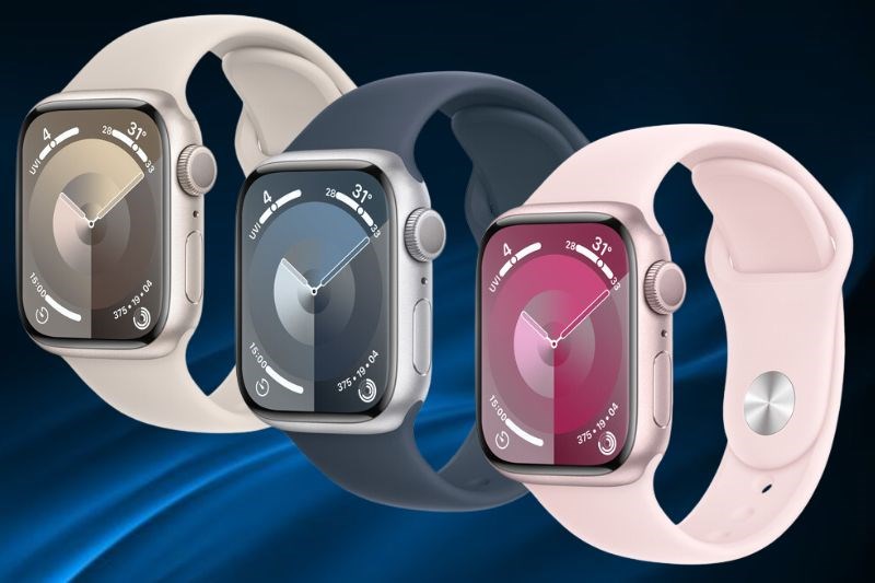Apple Watch Series 9 GPS 41mm sở hữu bảng màu đa dạng
