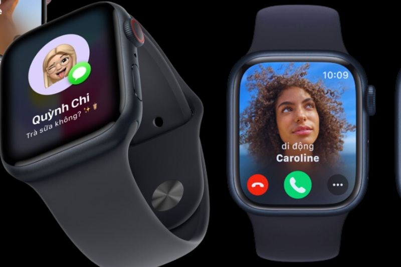 Dễ dàng nhận thông báo trên màn hình Apple Watch Series 9 GPS 41mm