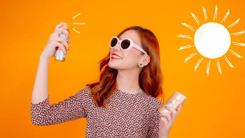 Kem chống nắng cho tóc rất đa dạng về đường dùng