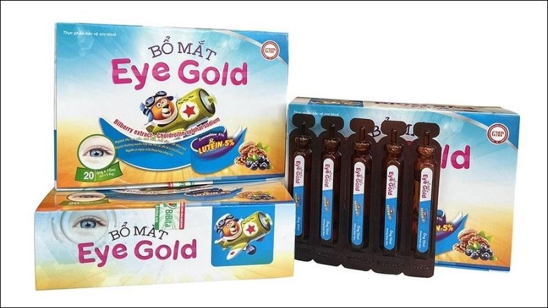 Siro Eye Gold tăng cường thị lực, hỗ trợ cải thiện các tật khúc xạ ở mắt