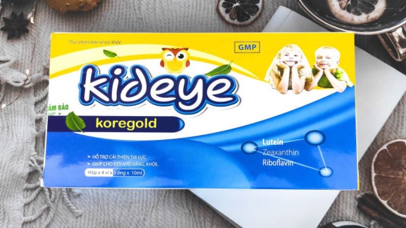 Siro KidEye Kore Gold bổ mắt, cải thiện thị lực giúp mắt sáng khỏe