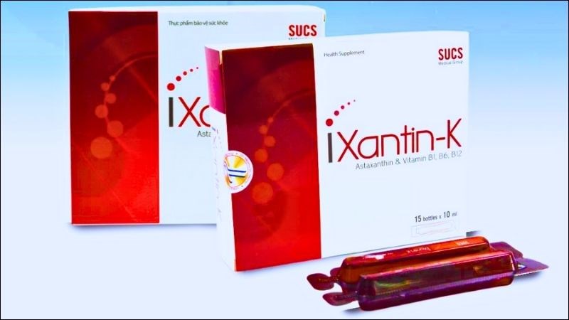 Siro bổ mắt IXantin-K hương dưa lưới thơm ngọt dịu