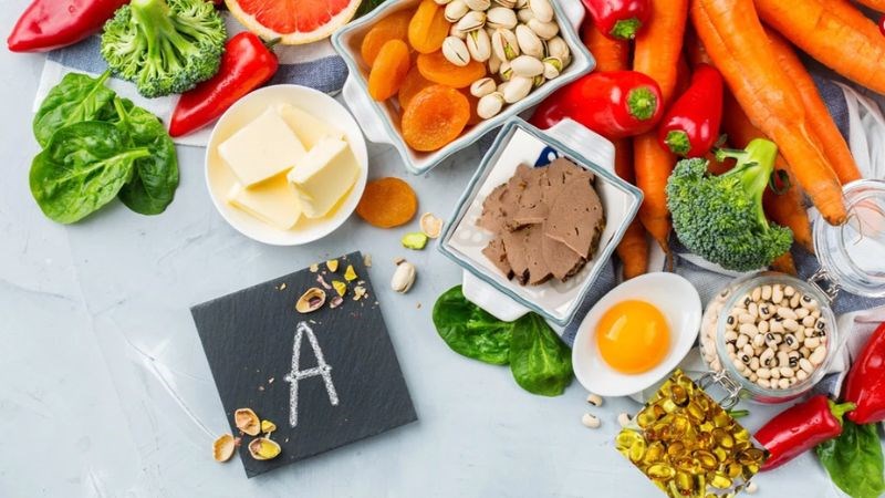 Chú ý bổ sung thực phẩm giàu vitamin A vào chế độ ăn uống gia đình