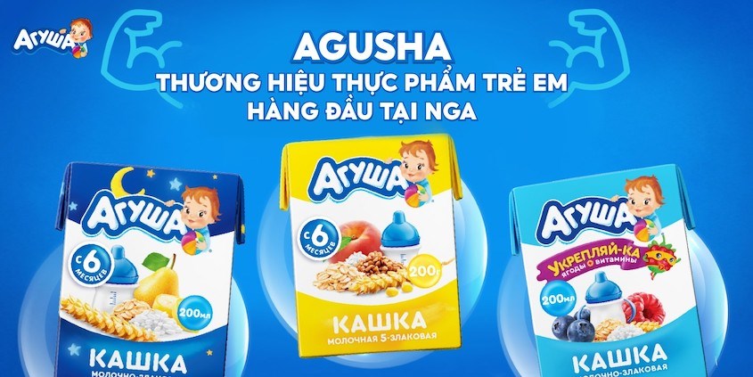Thương hiệu ăn dặm Agusha - Niềm tự hào của tập đoàn Pepsico