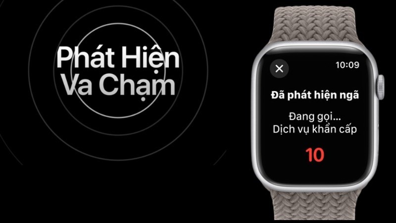 Apple Watch S9 tích hợp tính năng phát hiện va chạm thông minh