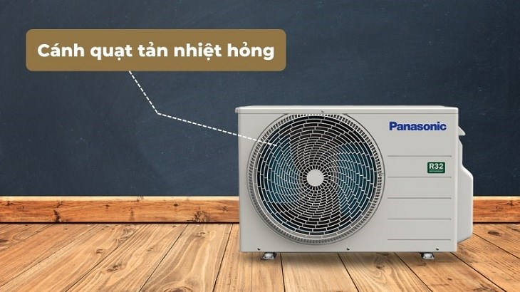 Cánh tản nhiệt điều hòa bị hỏng có thể khiến dàn lạnh bị phủ tuyết