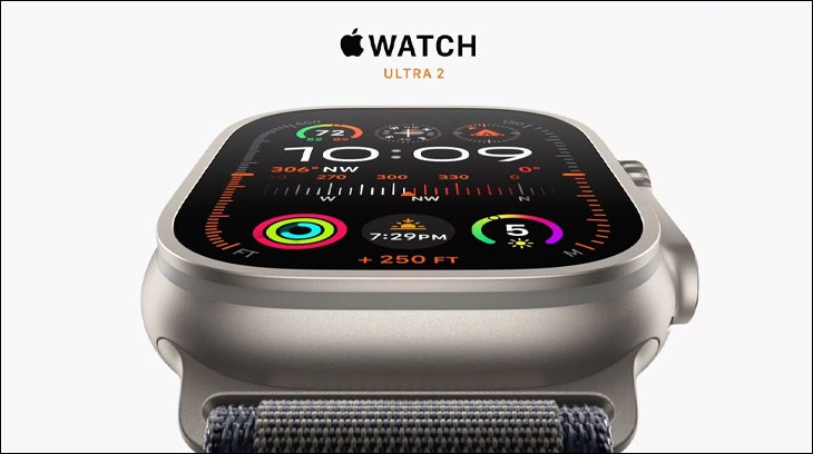 Apple Watch Ultra 2 sở hữu màn hình có độ sáng lên đến 3000 nit