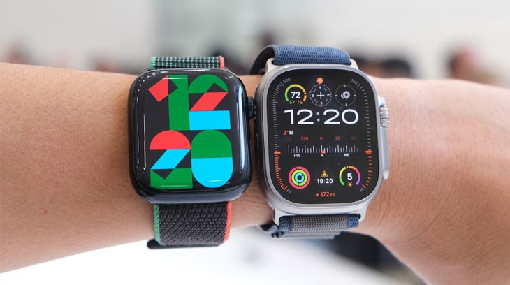 Apple Watch Ultra 2 và Apple Watch Series 9 đều được trang bị màn hình Retina