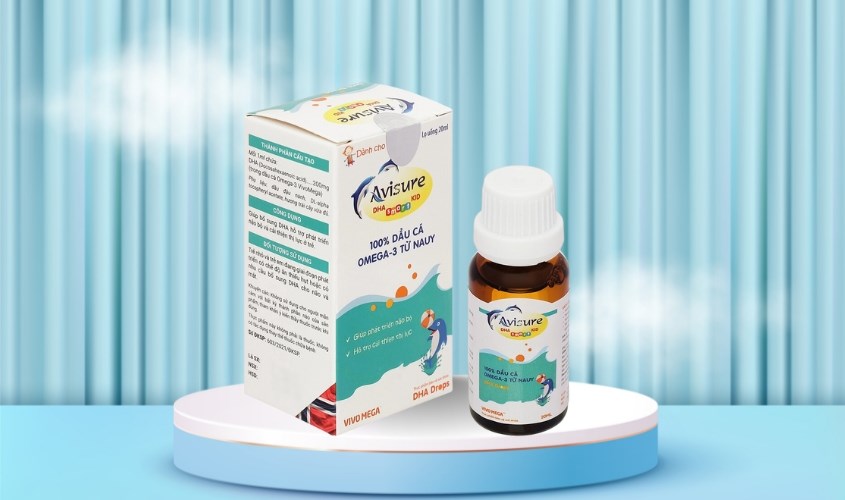 Siro Avisure DHA Smart Kid phát triển não bộ, thị lực 20 ml (từ 0 tháng)