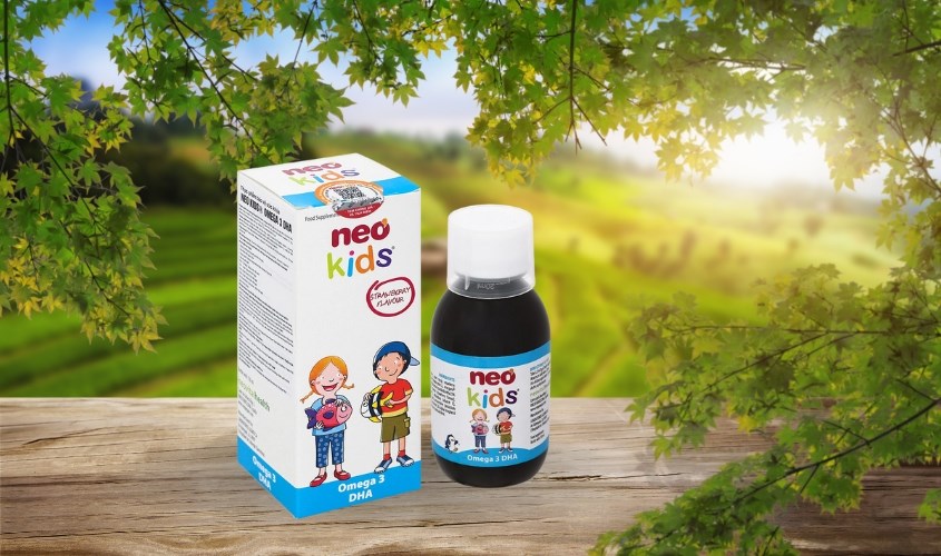 Siro Neo Kids Omega 3 DHA tăng cường thị lực 150 ml (từ 3 tháng)