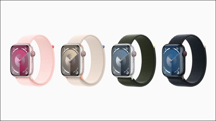 Dung lượng pin của Apple Watch Series 9 được cải tiến hơn so với thế hệ Series 8 nhờ viên pin lớn