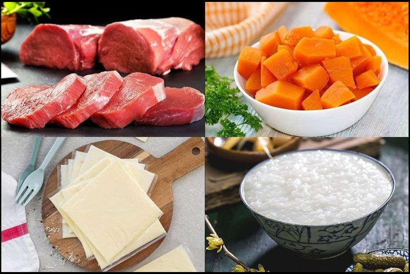 Cách nấu cháo thịt heo phô mai cho bé ăn dặm ngon nhất