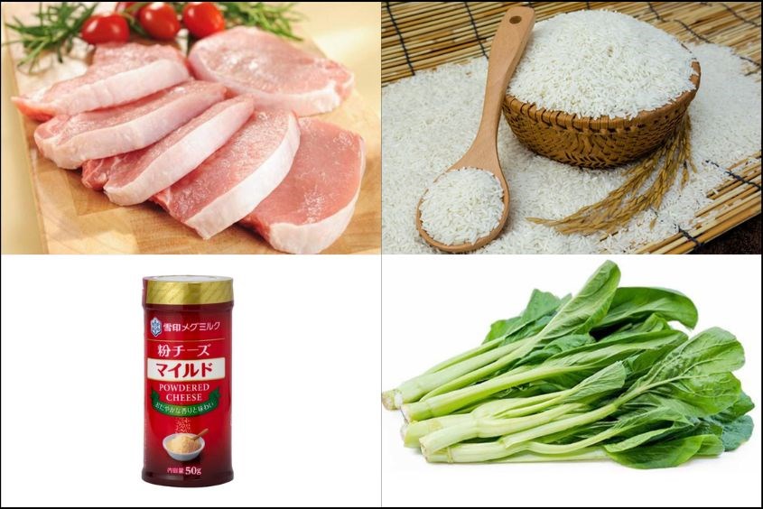 Cháo thịt heo phô mai cho bé ăn dặm thơm ngon