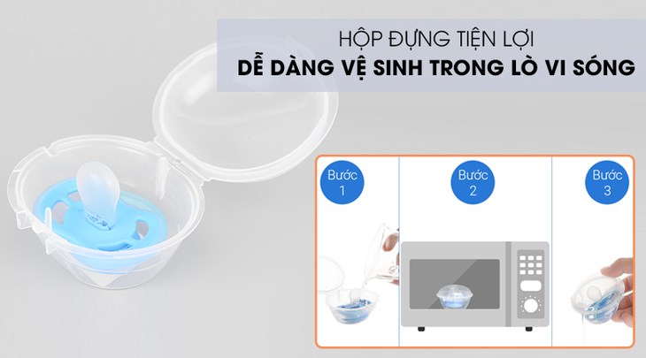 Hộp đựng đi kèm ti giả giúp bảo quản tiện lợi và an toàn Hộp đựng đi kèm ti giả giúp bảo quản tiện lợi và an toàn