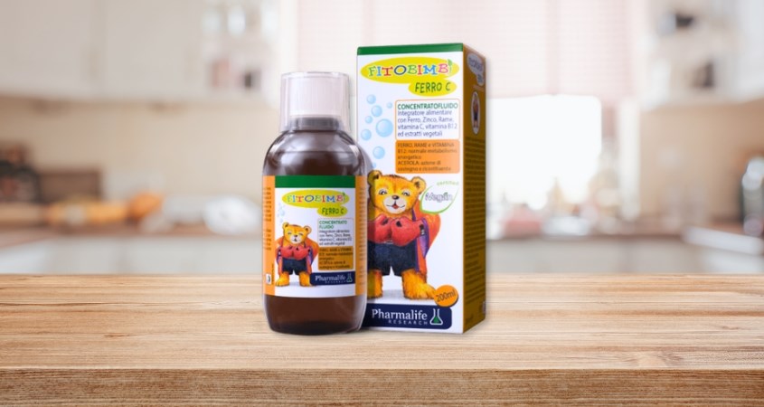 Siro Fitobimbi Ferro C bổ sung sắt, kẽm và vitamin C 200 ml (6 tháng - 12 tuổi)