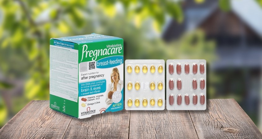 Viên uống Vitabiotics Pregnacare breast-feeding bổ sung vitamin và khoáng chất 84 viên