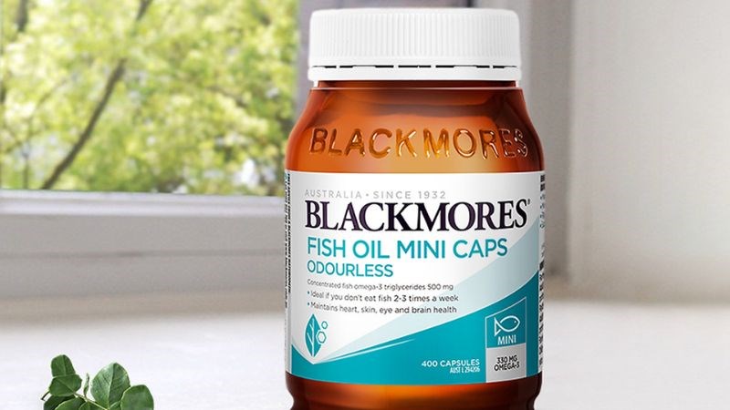 Viên dầu cá Blackmores chứa Omega-3 giúp hỗ trợ sức khỏe mắt