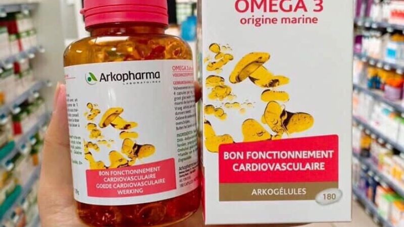 Sản phẩm dầu cá Omega-3 từ Arkopharma cung cấp các dưỡng chất quan trọng cho sức khỏe mắt