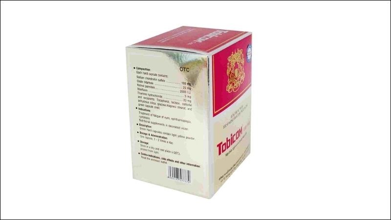Tác dụng phụ của mỗi hoạt chất trong Tobicom