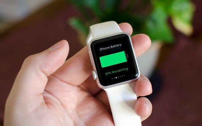 Apple Watch GPS cho thời lượng khoảng 18 giờ liên lục khi kết nối Bluetooth 