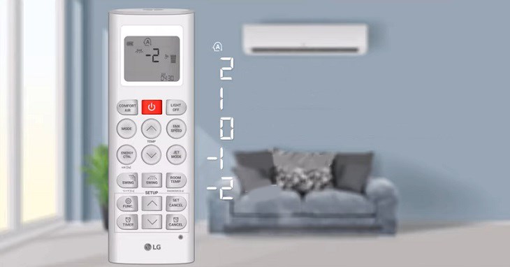 Chế độ A1 máy lạnh LG có khả năng làm lạnh tự động theo 5 mức độ