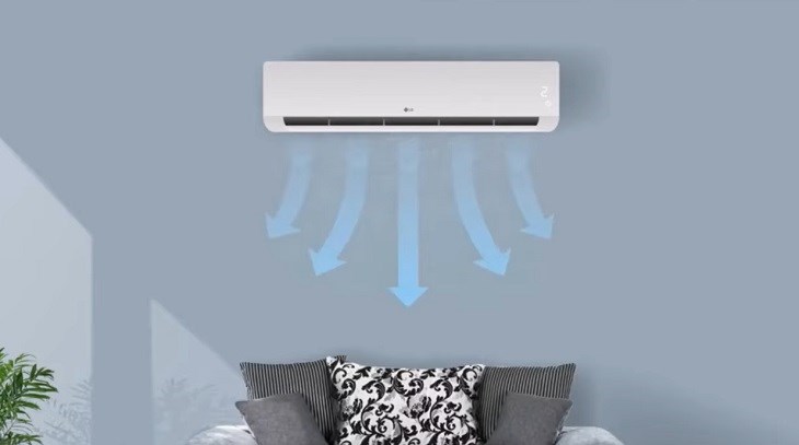 Chế độ A1 máy lạnh LG tự động chọn chế độ hoạt động theo cảm biến nhiệt độ căn phòng hiện tại