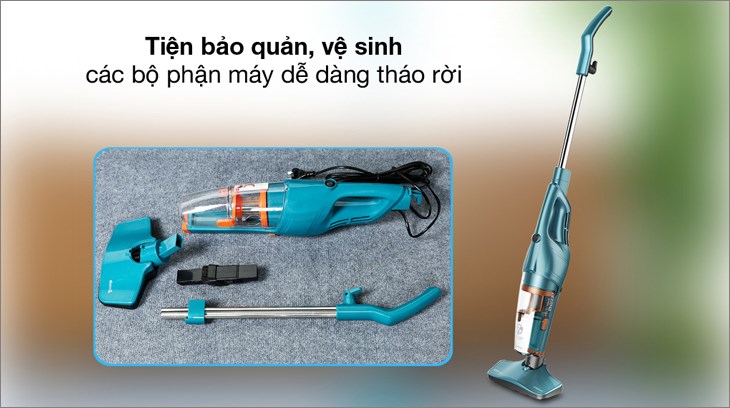 Bạn có thể dễ dàng tháo rời các bộ phận của máy hút bụi cầm tay Deerma DX900 để vệ sinh định kỳ