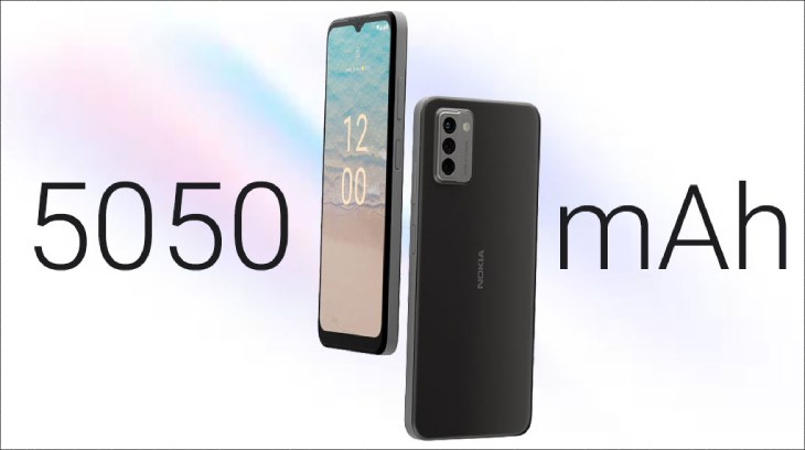 Điện thoại Nokia G22 sở hữu pin khủng lên đến 5050 mAh