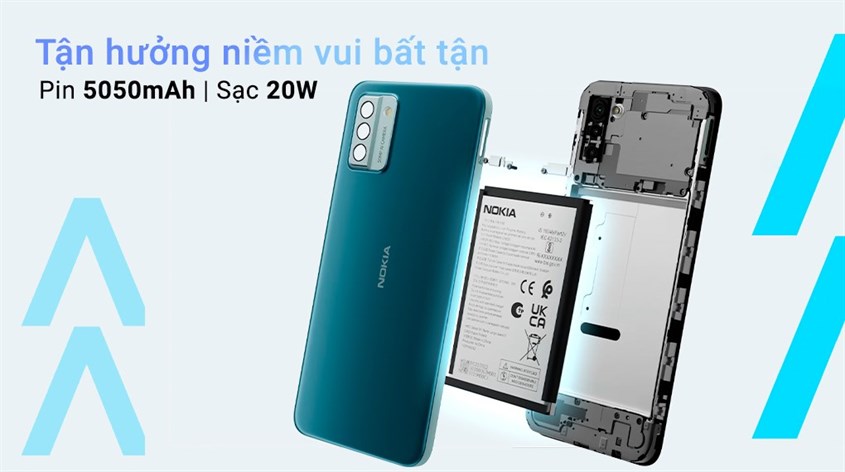 Điện thoại Nokia G22 sở hữu pin khủng và có giá bán 3.990.000 đồng (cập nhật tháng 10/2023)