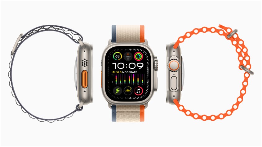 Apple Watch Ultra 2 được hãng trang bị khung viền titan cao cấp với độ bền bỉ cao