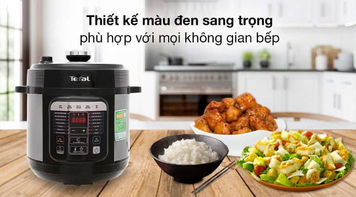 Bạn hãy đặt nồi áp suất điện Tefal CY601868 6 lít ở nơi bằng phẳng để thiết bị được hoạt động tốt hơn