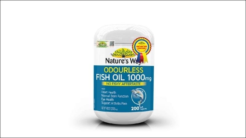 Nature’s Way Fish Oil giúp tăng cường trí não của trẻ 