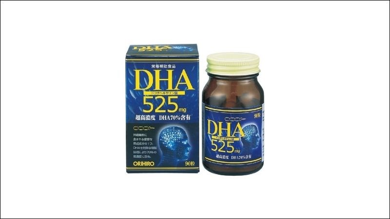 Viên bổ não trẻ em Orihiro DHA 525mg giúp tăng cường trí nhớ