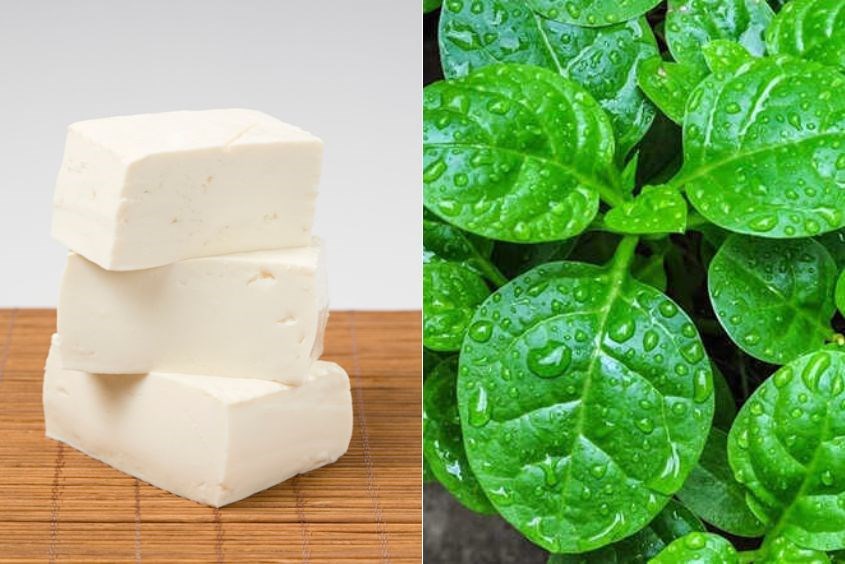 Hướng dẫn canh đậu hũ non cho bé và mồng tơi