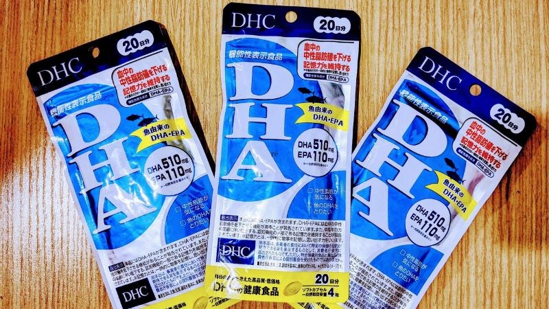 Viên uống bổ não DHC DHA được chiết xuất từ dầu cá tinh khiết