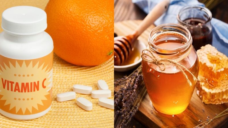 Mặt nạ vitamin C và mật ong giúp da mịn màng