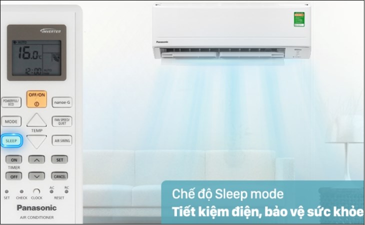 Chế độ Sleep trên máy lạnh Panasonic