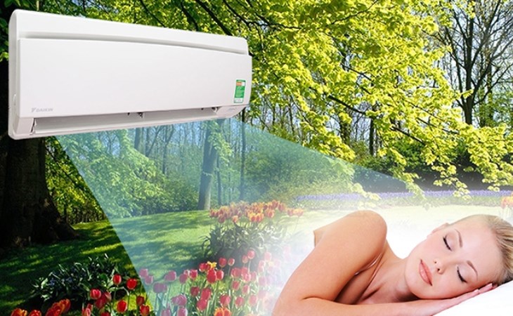 Chế độ Sleep trên máy lạnh Daikin mang lại cảm giác êm ái, dễ chịu