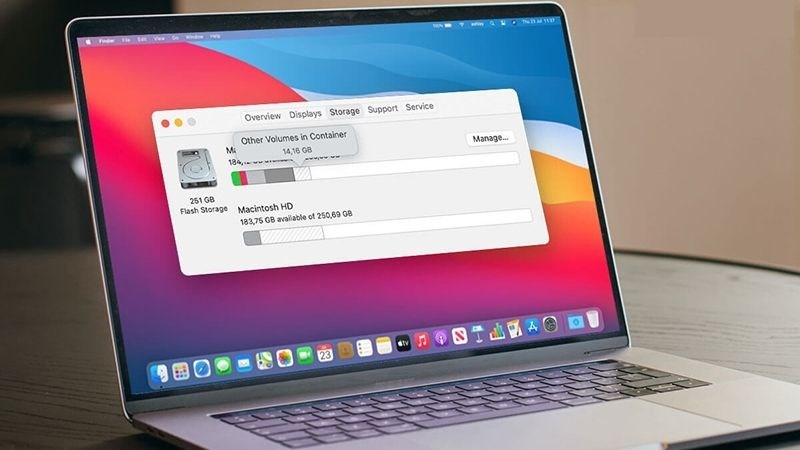 Kiểm tra dung lượng MacBook với tần suất thường xuyên