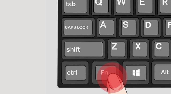 Nhấn giữ phím Fn cùng với phím F có biểu tượng Wifi
