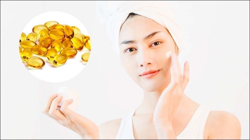 Lựa chọn các sản phẩm chứa vitamin E dưới dạng muối để bôi lên mặt