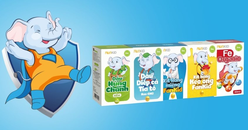 Fankid là thương hiệu chuyên các sản phẩm chăm sóc sức khoẻ toàn diện cho trẻ nhỏ