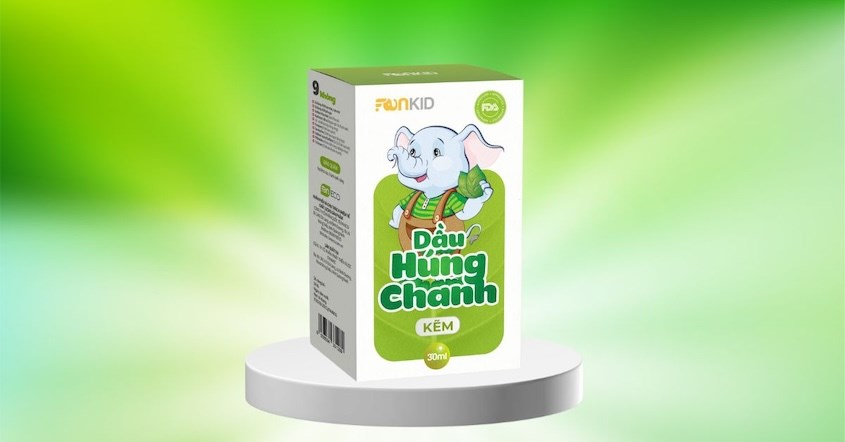 Dầu húng chanh Fankid phù hợp sử dụng cho cả người lớn và trẻ nhỏ
