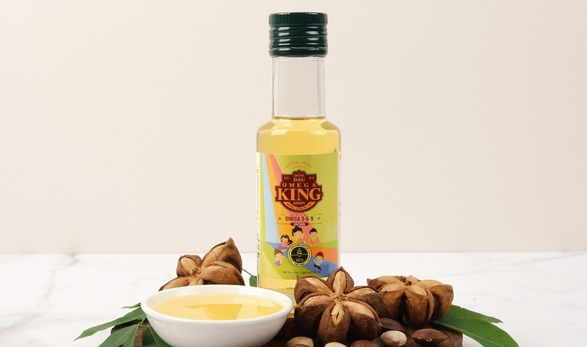 Dầu Sacha inchi Kiddy ăn dặm cho bé chai 100 ml (từ 6 tháng)