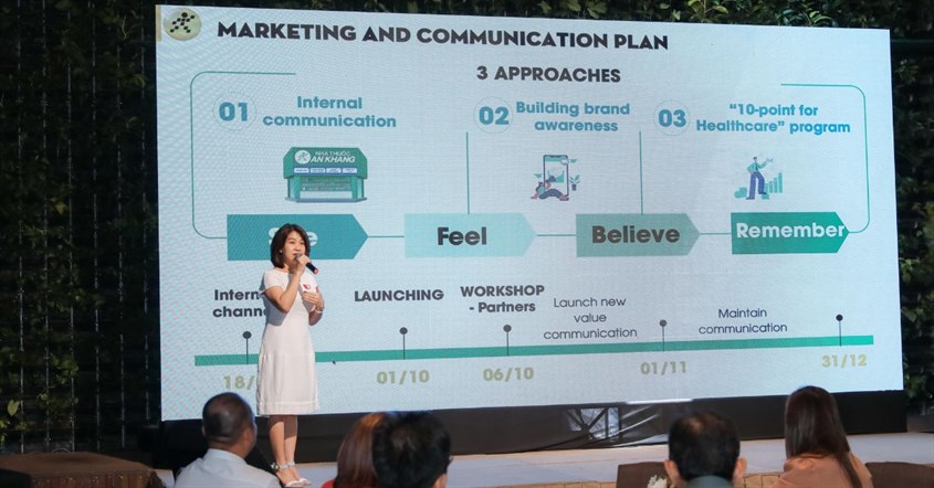Bà Lê Thảo Trang - Giám đốc phòng marketing chia sẻ về kế hoạch lan tỏa giá trị điểm 10 đến gần hơn với khách hàng