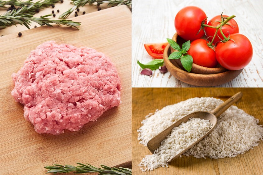 Cháo thịt heo cà chua cho bé đơn giản